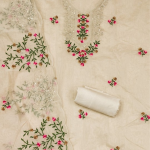 Embroidered Unstitched Dress Material